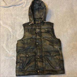 Abercrombie & Fitch Hooded Down Vest
